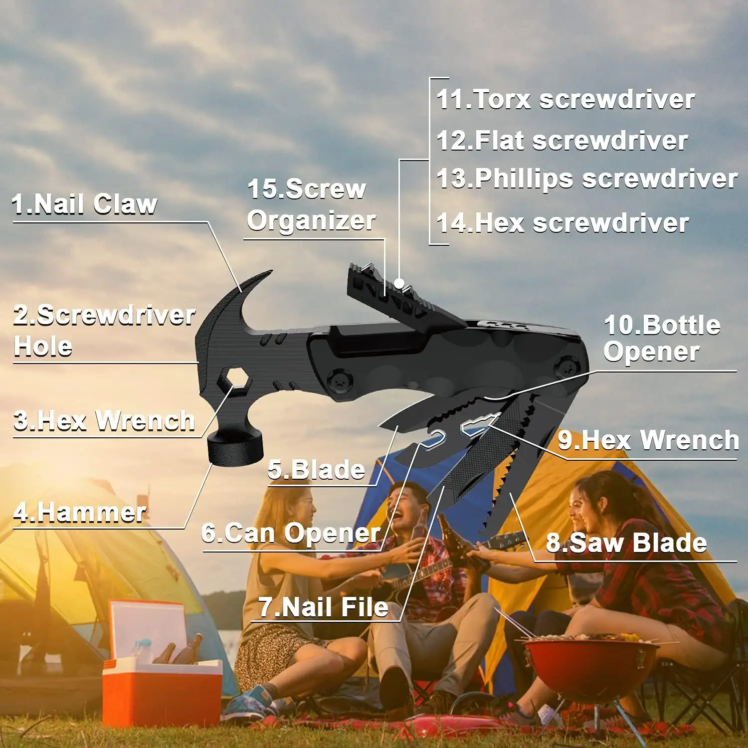 WESTLEY Multitool, 15 in 1 Survival Gear - 715gjq3po1l._ac_sl1500_